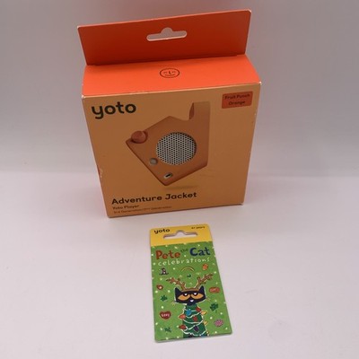 Yoto Adventure Jacket +1 Audio Card, (3rd Generation) in Orange Fruit Punch
