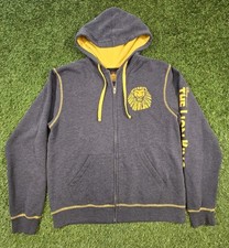 Disney The Lion King Broadway Musical Zip Hoodie Gray Yellow Size M