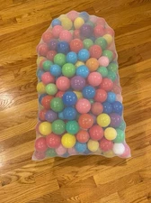Ball Pit Balls Phthalate Free BPA Free Crush Proof Plastic - Approx 400 Balls