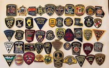 Police Collectors 50 Piece State Patch Set ~ All Different, New, Full Size