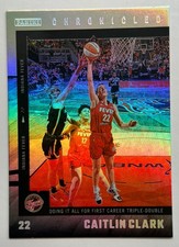 2025 Panini Chronicled Caitlin Clark WNBA #5 Silver Holo Foil Indiana Fever ROY 
