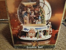 NEW Grandeur Noel Collectors Edition Musical Water Globe  I'LL BE HOME FOR XMAS