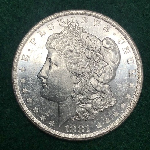 1881-S Morgan Dollar | BU Prooflike PL | Silver $1 | San Francisco #18