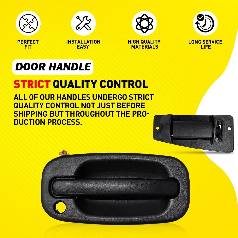 4X Outside Exterior Door Handle for GMC Sierra 1500 2500 1999-04 ...