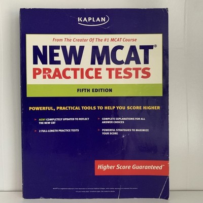 MCAT Practice Tests Paperback Kaplan Publishing Staff