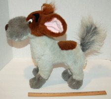 Disney's Oliver  Company Plush Dog Dodger 1998 Stuffed Animal toy 12" Vintage