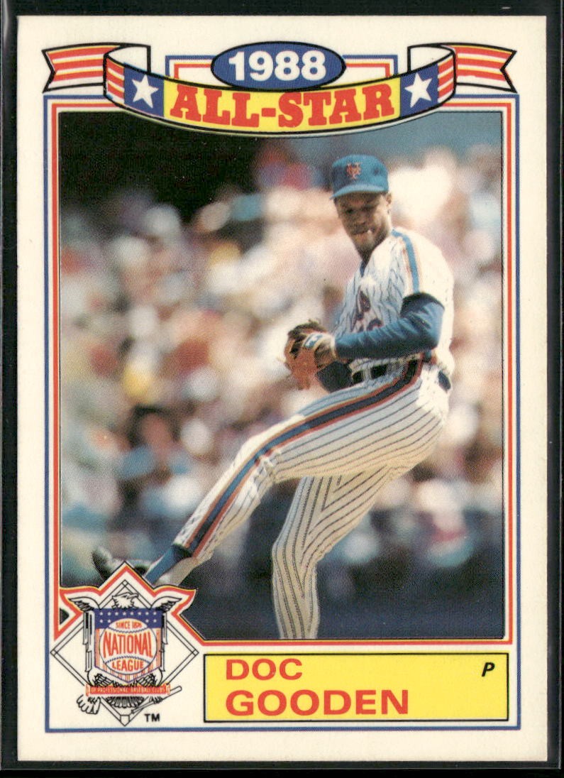 1989 Topps Doc Gooden Glossy All-Stars #21 New York Mets