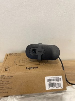 Logitech Brio 101 Full HD Webcam with Microphone for Video Calls and Privacy