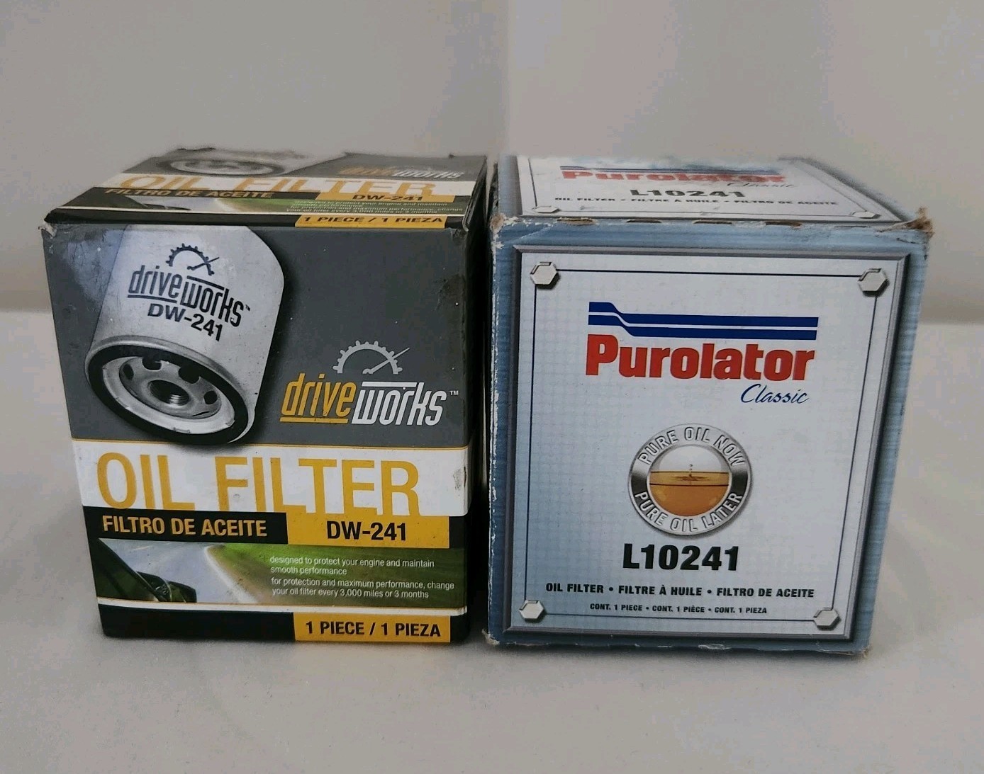 S Lot Of 2 Drive Works Dw-241  Purolator Classic L10241 Boxed