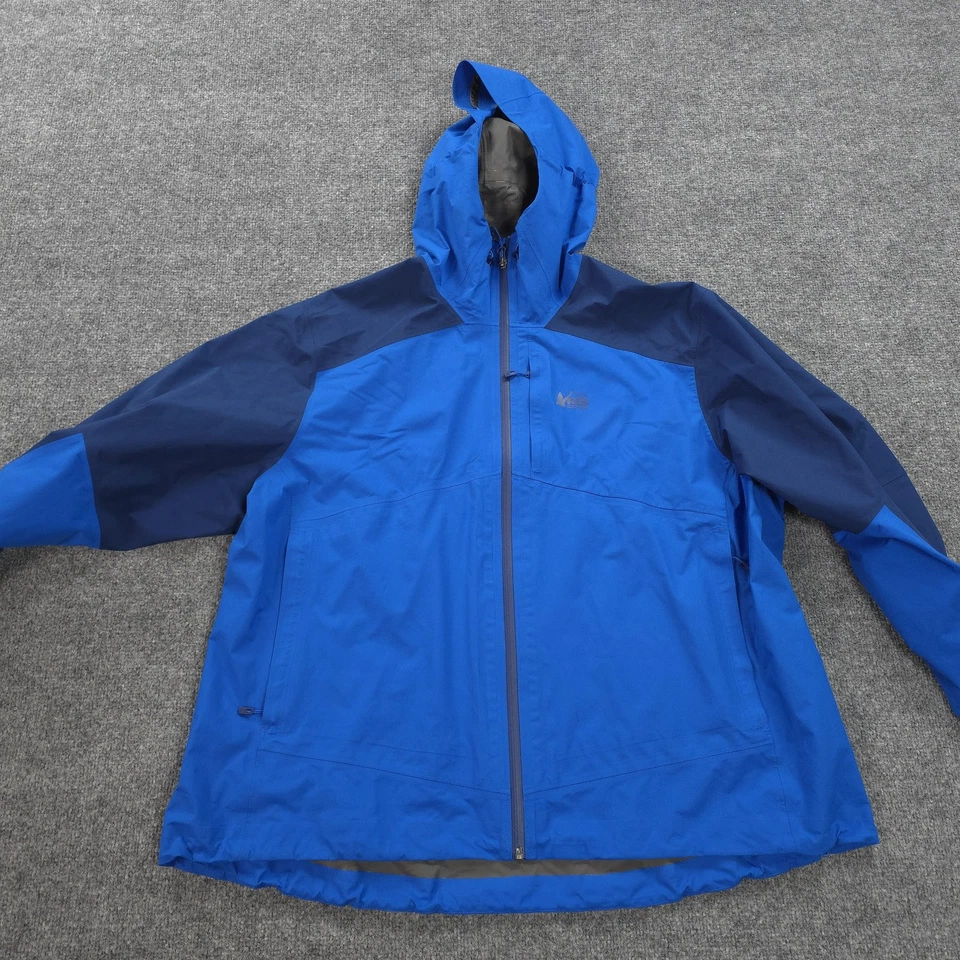 Chaqueta cooperativa REI para mujer 3XL azul Drypoint GTX Gore-Tex lluvia impermeable al aire libre Foto 4 de 4