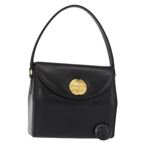 Givenchy Vintage 4G Handbag Leather Black Leather