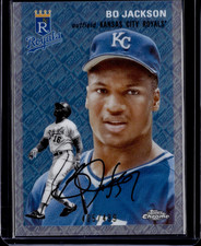 Bo Jackson 2023 Topps Chrome Platinum Topps #441 Logofractor /499