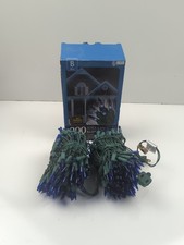 300-Count Blue Icicle Lights, with Green Wire, 19.5 Feet Decoration