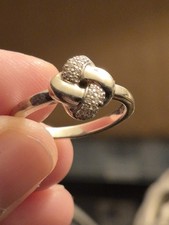 Ti Sento Sterling Silver Knot Ring