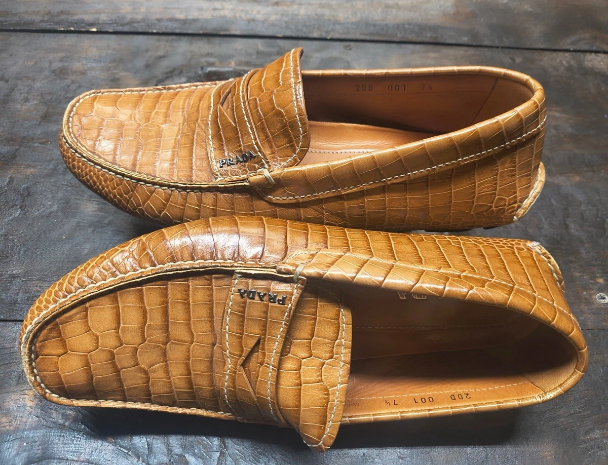 PRADA Loafer Brown Casual Shoes for Men for sale | eBay