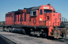 RR Print-DETROIT TOLEDO & IRONTON DT&I 202 GP38 at Flat Rock Mi  5/16/1981