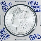 1896 BU UNCIRCULATED MORGAN SILVER DOLLAR AUTHENTIC U.S. MINT FREE SHIPPING 5293