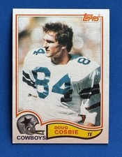 DOUG COSBIE 1982 Topps Football Rookie Card RC #309 COWBOYS Santa Clara. rookie card picture