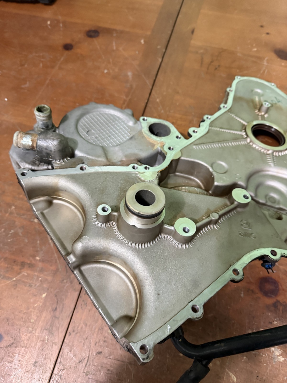04-17 Maserati GranTurismo Quattroporte M145 4.2L V8 Engine Motor Timing Cover