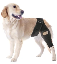 PetCove PawEase Dog Leg Knee Brace Medium Black Front/Rear Legs Damaged Box P1