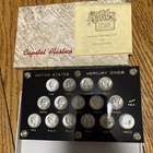 Lot (15) 1941-1945 Mercury Dime Collection In Capital 436-A Case
