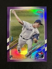 2021 Topps Chrome Update Series - Rookie Debut Nate Pearson #USC48 Purple RC