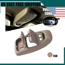 Overhead Console Dome Light Storage Tan For 2002-2004 Ford F250 F350 F450 F550