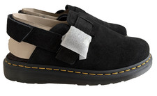 Dr. Martens Jorge II Black Suede Slingback Mules US 10M US 11W UK9 EU 43