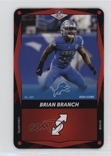 2024 Uno Elite Red Brian Branch #025 0c4