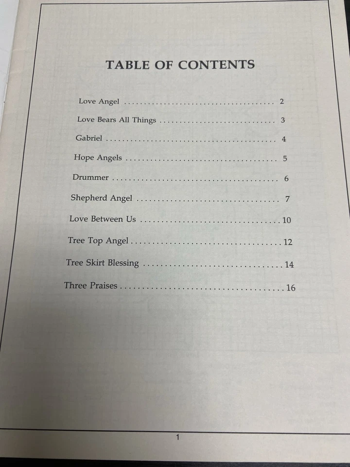 Alma Lynne Designs -Autographed- Angel Folk Counted Cross-Stitch - Image 4 of 4