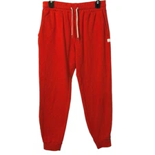 Vuori Performance Jogger Pants Red Heathered Sweatpants S Athletic Comfort