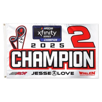 Jesse Love #2 2025 Xfinity Series Champion Nascar Racing 3x5 FT Flag Good Banner