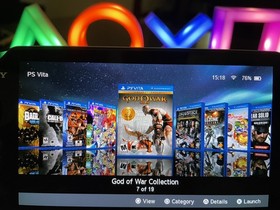 Sony PS Vita 2000 Black Mod Rank A CHARGER INCLUDED