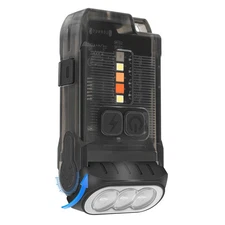 BORUiT V15 Mini Keychain EDC Flashlight Pocket Work Light Type-C Rechargeable