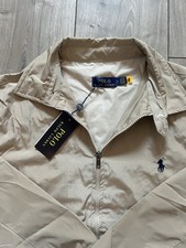 Polo Ralph Lauren Men's Beige Harrington Jacket Size Small