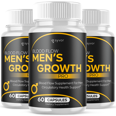 #ad #ad 3 Pack Blood Flow Men#x27;s Growth Pro Advanced Male Support Vitamin 180 Capsules $39.95