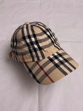 Burberry London Nova Check Cap Beige One Size Adjustable
