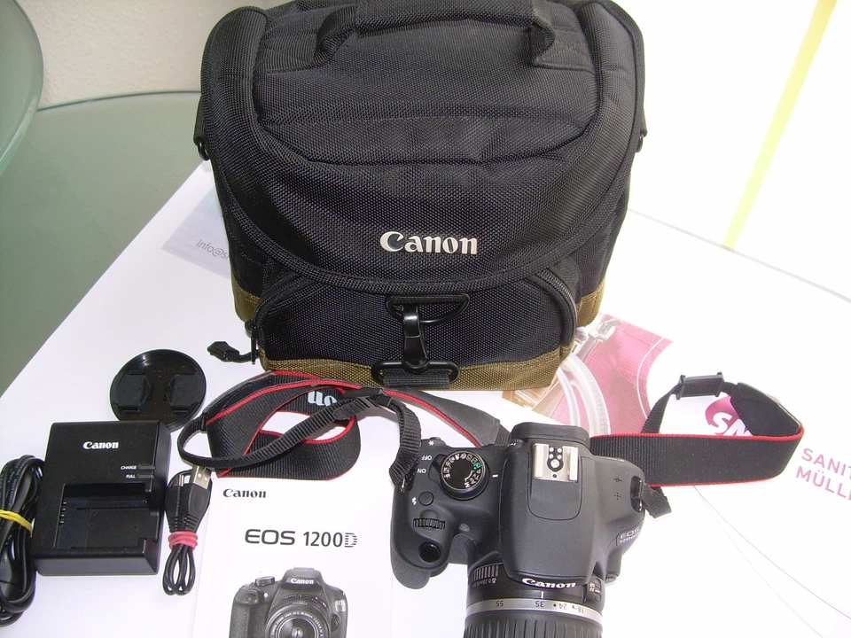CANON EOS 1200 D Komplettset, neuwertiger Zustand, nur 4900 Clicks !!! - Bild 2 von 4