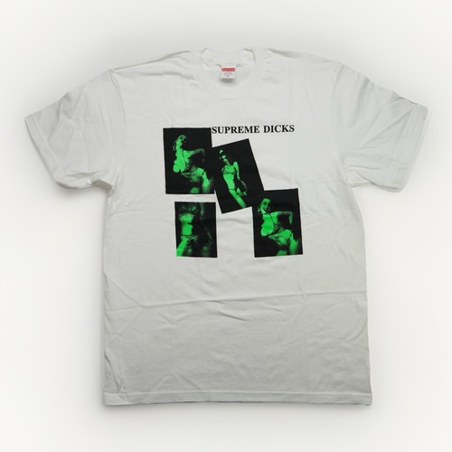 NWT Supreme Dicks Tee White Size Medium FW20 Made in USA  100% Authentic