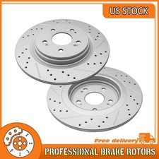 Rear Drilled Brake Rotors for 2018 2019 2020-2025 Honda Odyssey Pilot Honda	CR-V