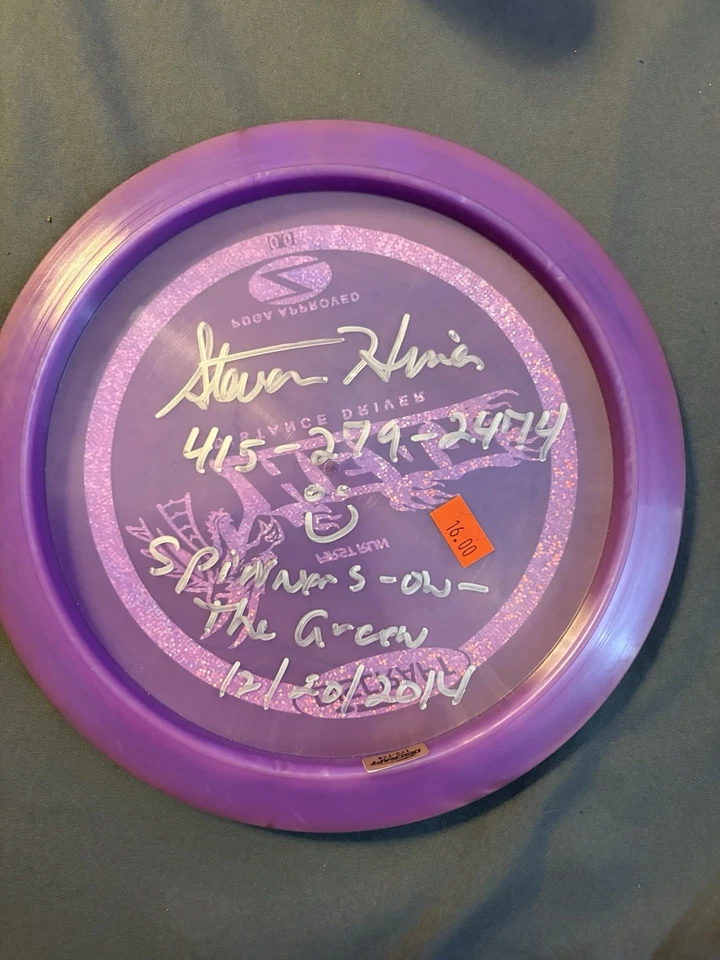 Disco de golf Discraft First Run Z Heat Purple 174 g PFN 9,5/10 Foto 4 de 4