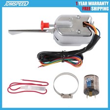 Chrome 12v Universal Street Hot Rod Turn Signal Switch With Flasher For Ford Gm