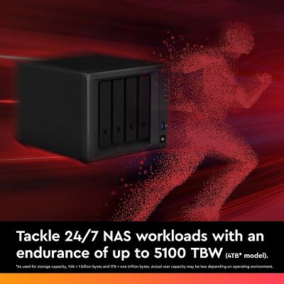 WD Red SN700 1TB NVMe SSD for NAS devices, with robust system
