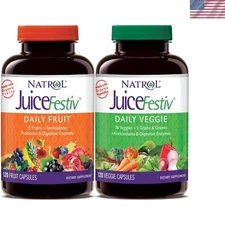 Daily Nutrition Simplified: Natrol JuiceFestiv 240-Count Fruit & Veggie Capsules