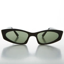 90s Edgy Black Cat Eye Vintage Sunglass  - Cortney