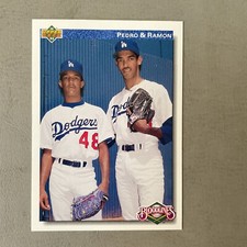 1991 Upper Deck Bloodlines Pedro & Ramon Martinez 79 Nr. Mt.-Mt. Ungraded. Used.