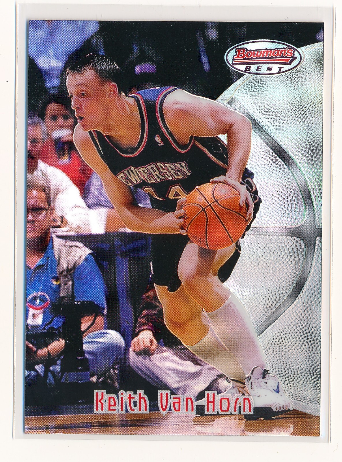 KEITH VAN HORN 1997-98 BOWMAN'S BEST REFRACTOR #104 RC ROOKIE *NEW JERSEY NETS*