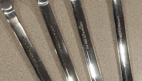 Lot of 4 Justinus Solingen 18-10 Stainless Flatware 2 Spoons 2 Forks - Picture 5 of 6