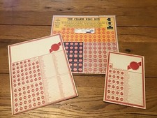 Vintage "Pay What You Push" Unused Unpunched Punch Cards lot of 3  PP