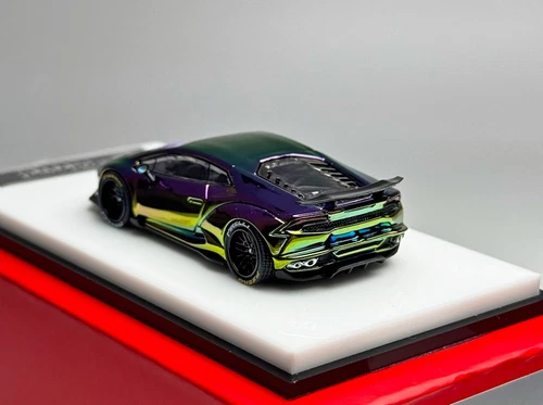 King 1:64 Purple LP610 Huracan LBWK Racing Sports Model Diecast Metal Car - Picture 13 of 20